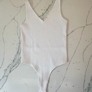 Vince white bodysuit. Like new.